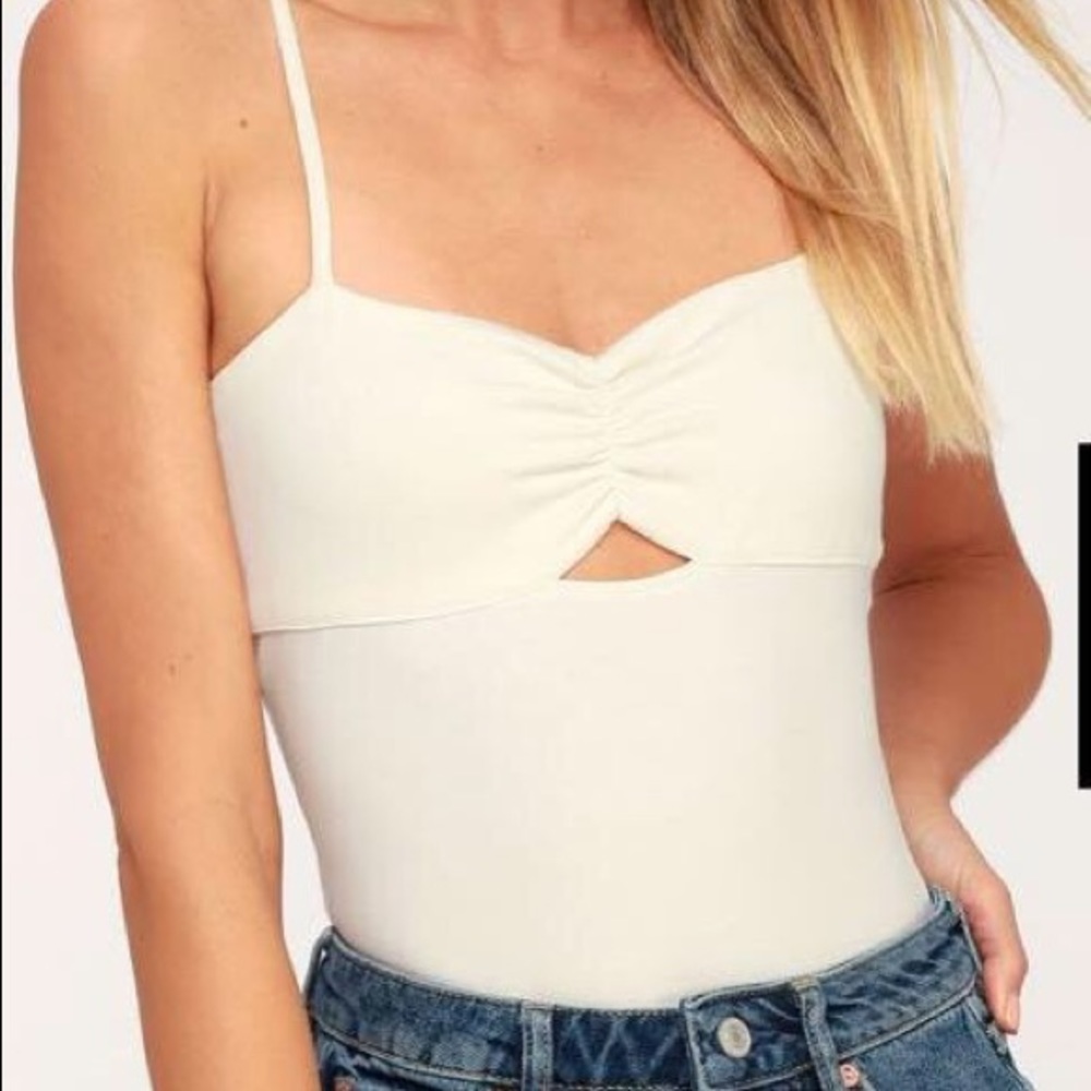 Lulus White Bodysuit